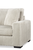 Willow 2-Piece Fabric Sectional with Removable Cushions and Chaise Ottoman – Sand | Sofa sectionnel Willow 2 pièces en tissu avec coussins amovibles et pouf de fauteuil long - sable