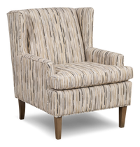  Fauteuil d’appoint à oreilles personnalisable de Sofa Lab de 30 po fabriqué au Canada en tissu - tissu décoratif Mineral