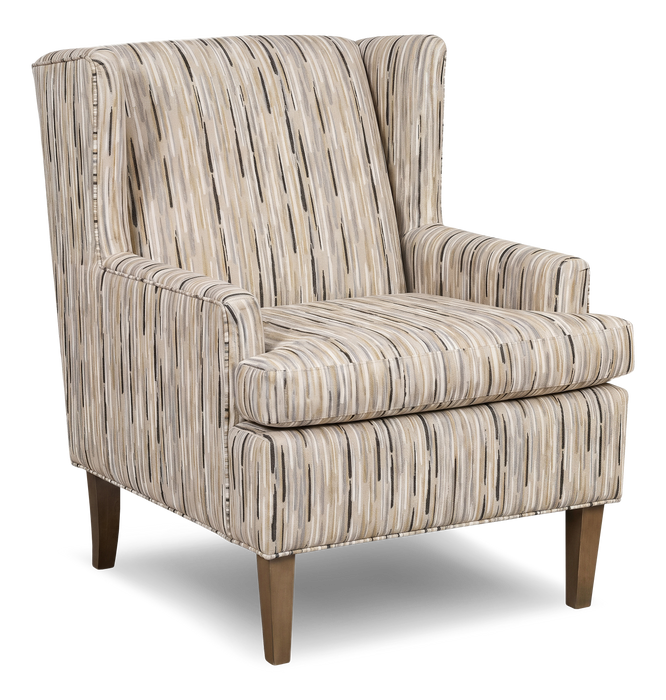 Fauteuil d’appoint à oreilles personnalisable de Sofa Lab de 30 po fabriqué au Canada en tissu - tissu décoratif Mineral