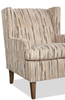Made in Canada Sofa Lab Customizable Wingback 30" Fabric Accent Chair – Mineral Accent Fabric | Fauteuil d’appoint à oreilles personnalisable de Sofa Lab de 30 po fabriqué au Canada en tissu - tissu décoratif Mineral