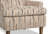Made in Canada Sofa Lab Customizable Wingback 30" Fabric Accent Chair – Mineral Accent Fabric | Fauteuil d’appoint à oreilles personnalisable de Sofa Lab de 30 po fabriqué au Canada en tissu - tissu décoratif Mineral