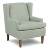 Fauteuil d’appoint à oreilles personnalisable de Sofa Lab de 30 po fabriqué au Canada en tissu - tissu décoratif Peacock