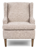 Made in Canada Sofa Lab Customizable Wingback 30" Fabric Accent Chair – Plush Parchment | Fauteuil d’appoint à oreilles personnalisable de Sofa Lab de 30 po fabriqué au Canada en tissu - Plush Parchment