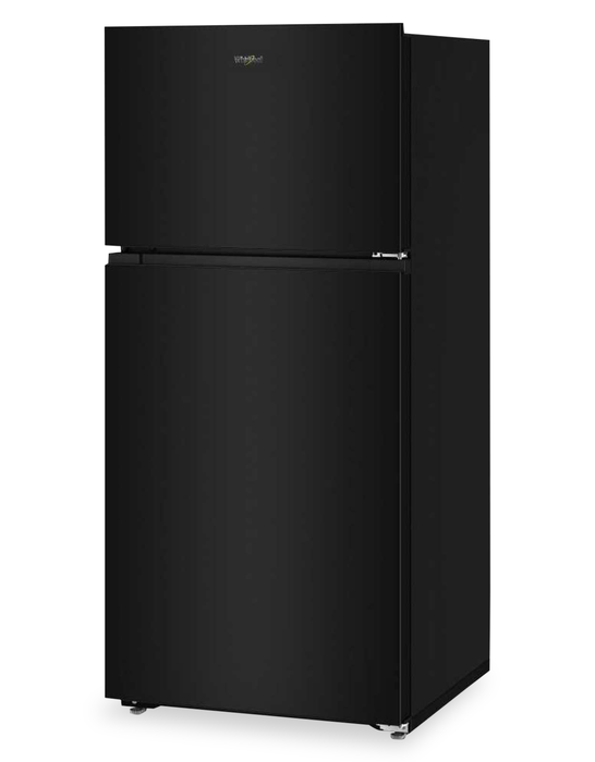 Réfrigérateur Whirlpool large de 14 pi3 et de 28 po à congélateur supérieur - noir - WRTX3314TB