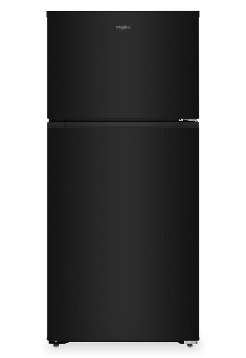 Réfrigérateur Whirlpool large de 14 pi3 et de 28 po à congélateur supérieur - noir - WRTX3314TB