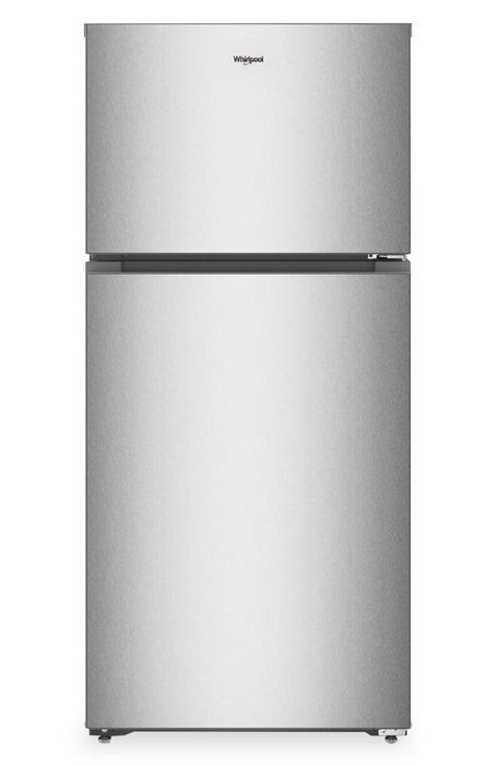 Réfrigérateur Whirlpool large de 14 pi3 et de 28 po à congélateur supérieur - acier inoxydable - WRTX3314TZ