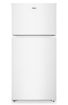 Réfrigérateur Whirlpool large de 14 pi3 et de 28 po à congélateur supérieur - blanc - WRTX3314TW
