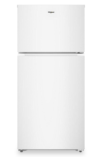 Réfrigérateur Whirlpool large de 14 pi3 et de 28 po à congélateur supérieur - blanc - WRTX3314TW