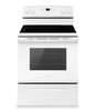 Amana 30" 19.3 Cu. Ft. Top-Freezer Refrigerator and 4.8 Cu. Ft. Electric Range – White | Réfrigérateur de 19,3 pi3 et de 30 po à congélateur supérieur et cuisinière électrique de 4,8 pi3 d’Amana - blanc