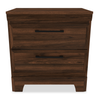Yorkdale 6pc Set, 6-Drawer Bed, Dresser, Mirror & Nightstand, Walnut Brown- Queen Size | Ensemble de chambre à coucher Yorkdale 6 pièces avec lit de rangement à 6 tiroirs, commode, miroir et table de nuit, brun noyer - format grand lit