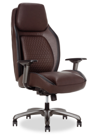  Fauteuil président Zephyrus de Shaquille O’Neal Home de 35,25 po à dossier haut avec soutien lombaire AIR - brun
