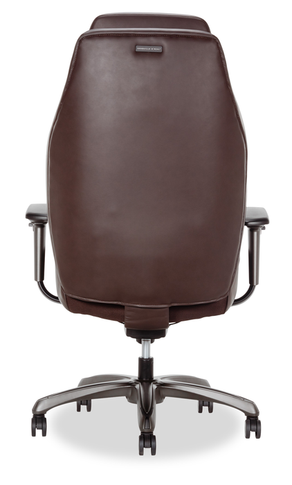 Fauteuil président Zephyrus de Shaquille O’Neal Home de 35,25 po à dossier haut avec soutien lombaire AIR - brun