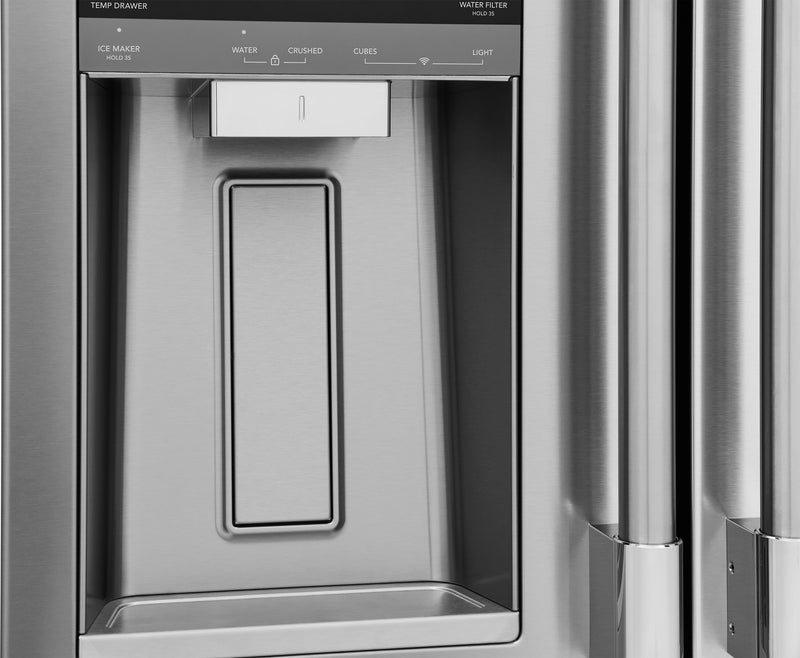 Frigidaire Professional Réfrigérateur à porte française de 4 portes avec une profondeur standard de 26 pi cu - PRMS2790BF