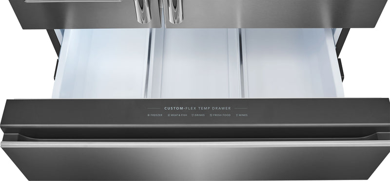 Frigidaire Professional Réfrigérateur à porte française de 4 portes avec une profondeur standard de 26 pi cu - PRMS2790BF
