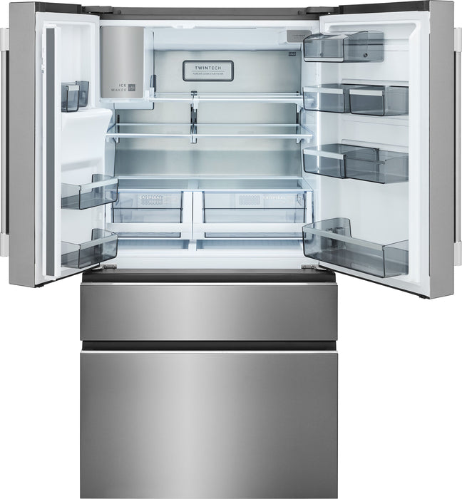 Frigidaire Professional Réfrigérateur à porte française de 4 portes avec une profondeur standard de 26 pi cu - PRMS2790BF