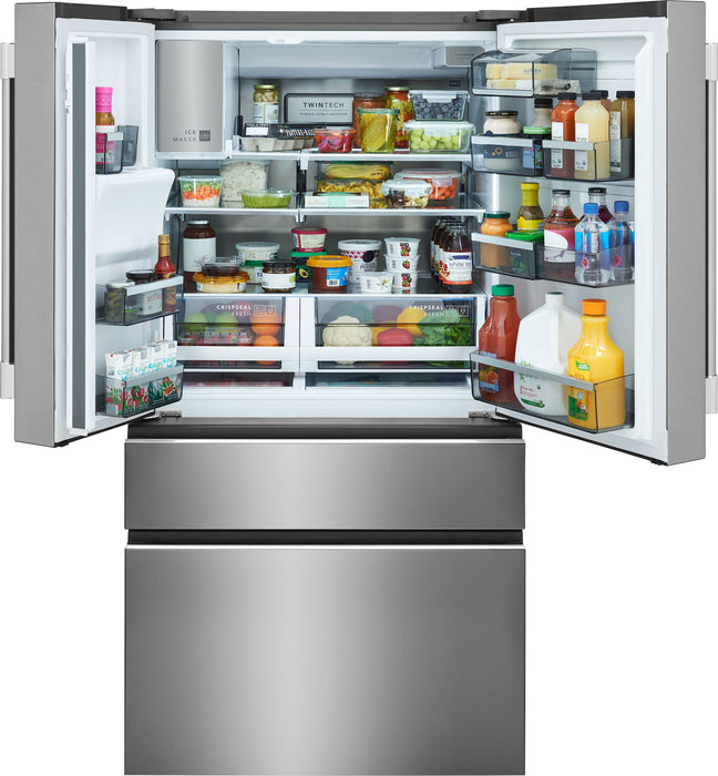 Frigidaire Professional Réfrigérateur à porte française de 4 portes avec une profondeur standard de 26 pi cu - PRMS2790BF