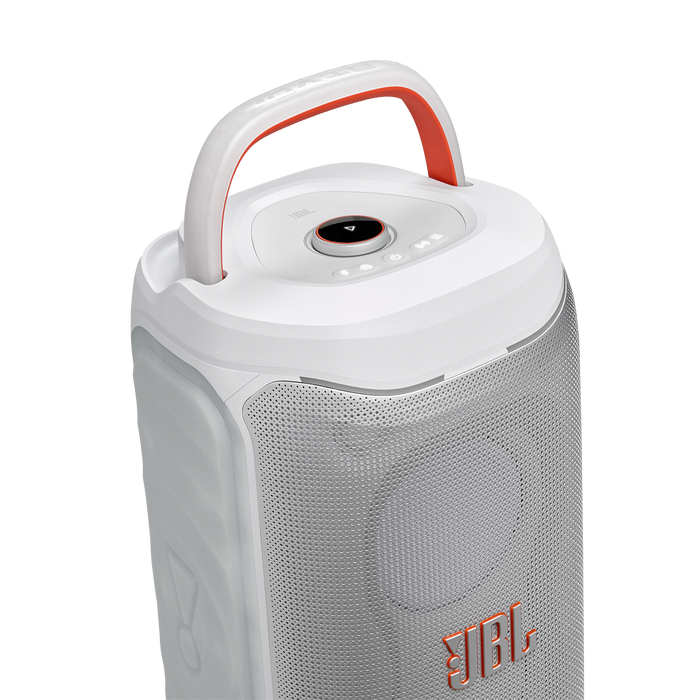 Haut-parleur de fête portatif de 200 W JBL PartyBox 130 avec cote de résistance aux éclaboussures IPX4 (JBLPB130WHTAM) - blanc