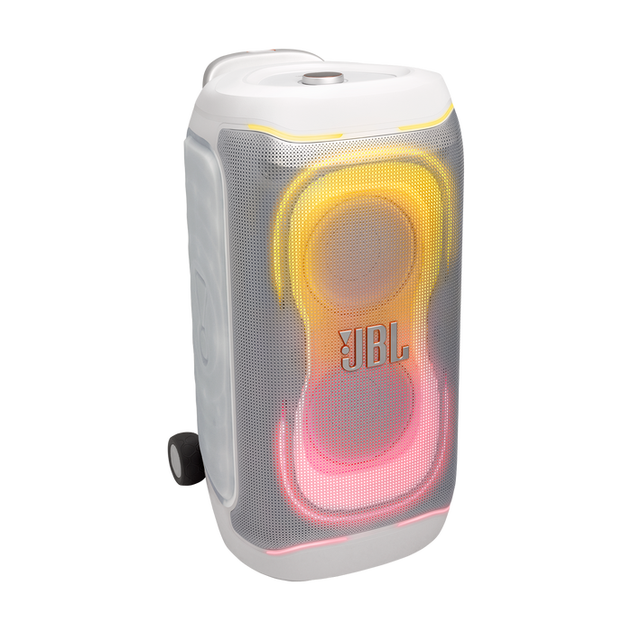 Haut-parleur de fête portatif de 280 W JBL PartyBox 330 avec cote de résistance aux éclaboussures IPX4 (JBLPB330WHTAM) - blanc