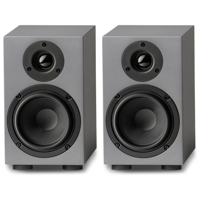 Ensemble tourne-disque Pro-Ject E1 Phono SE, haut-parleurs, amplificateur WiiM et câble Ultralink - PJ97286718