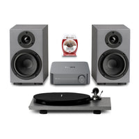  Ensemble tourne-disque Pro-Ject E1 Phono SE, haut-parleurs, amplificateur WiiM et câble Ultralink - PJ97286718