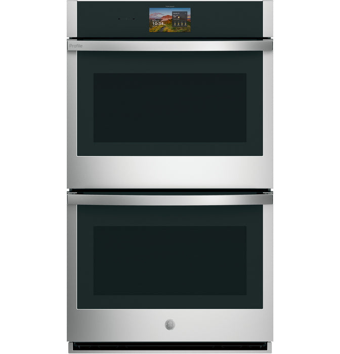Four mural double intelligent encastré GE Profile de 30 po à convection - PTD7000SZSS