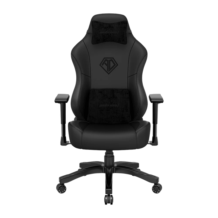 Fauteuil de jeu ergonomique Phantom 3 de Anda Seat en cuir véritable - noir