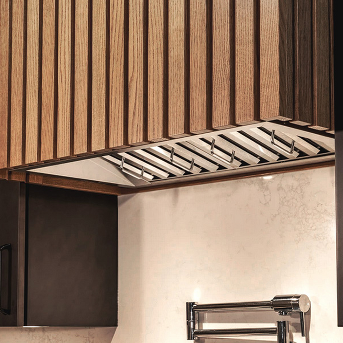 Hotte de cuisinière encastrée Victory de 30 po et de 700 pi3/min en acier inoxydable - Q2-30