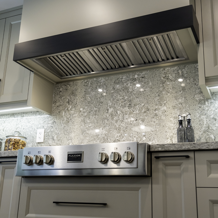 Hotte de cuisinière encastrée Victory de 30 po et de 750 pi3/min en acier inoxydable - Q5-30