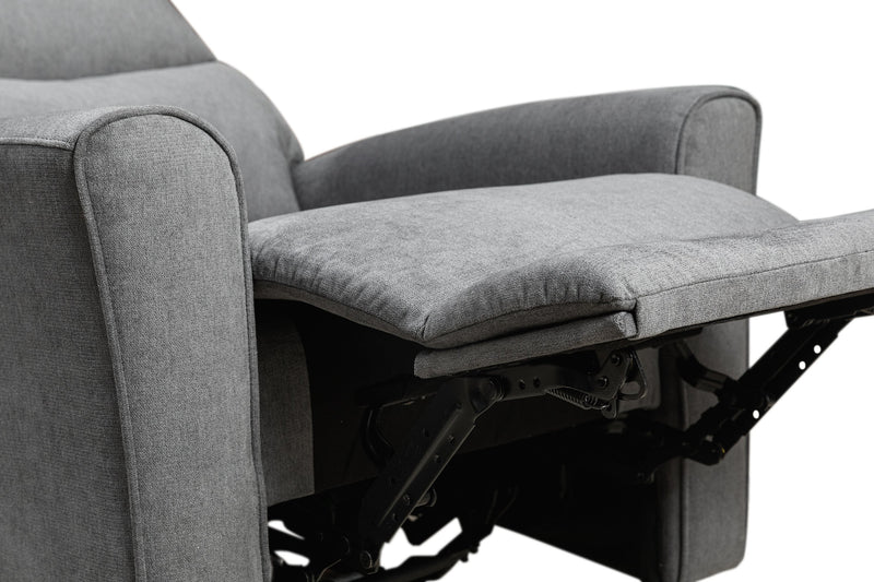 Fauteuil à inclinaison électrique Quest de 36,5 po en tissu de chenille- gris