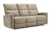 Sofa à inclinaison électrique Quest de 82,5 po en tissu de chenille- pavé
