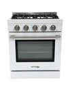 Cuisinière à gaz propane Classic Rétro de Unique Appliances de 30 po – blanche - UGP-R30OCLPW