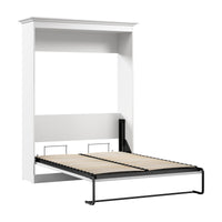 Lit double escamotable Versatile de Bestar de 64 po (L) - blanc