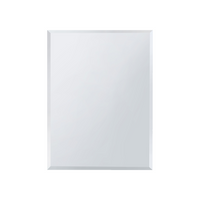 Miroir rectangulaire Arcus 20 po x 30 po sans cadre avec bordure biseautée