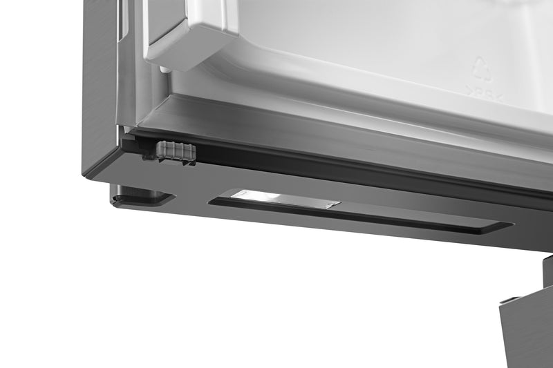 Réfrigérateur Hisense de 26,6 pi³ et de 36 po à portes françaises - titane - RF27A3FSE