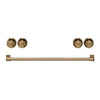 Ensemble de poignées et de boutons Thor Kitchen bronze pour cuisinière de 30 po CKA-RI30-BRZ