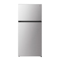  Réfrigérateur Hisense de 18 pi3 et de 30 po de profondeur comptoir à congélateur supérieur - titane - RT18N3ASE