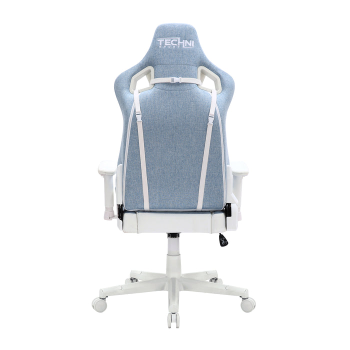 Fauteuil de jeu et de bureau ergonomique pastel TS86 de Techni Sport - bleu