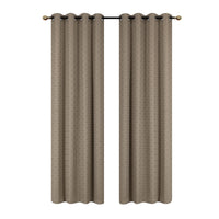 Panneau coupe-lumière Geo de 84 po doré en jacquard
