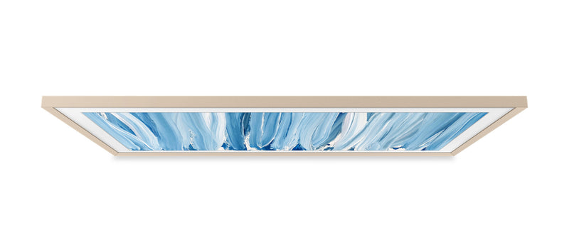Cadre décoratif personnalisable pour téléviseur The Frame Pro de 75 po de Samsung - sable doré