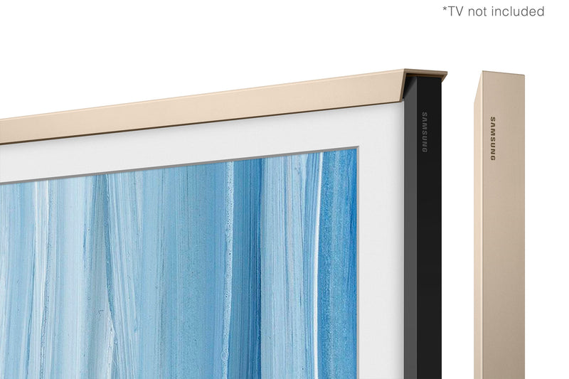 Cadre décoratif personnalisable pour téléviseur The Frame Pro de 75 po de Samsung - sable doré