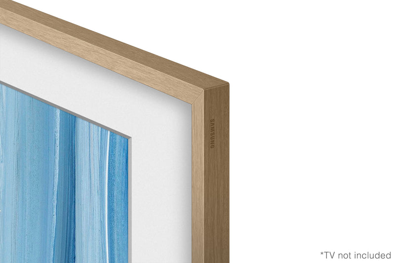 Cadre décoratif personnalisable pour téléviseur The Frame Pro de 55 po de Samsung - bois beige 