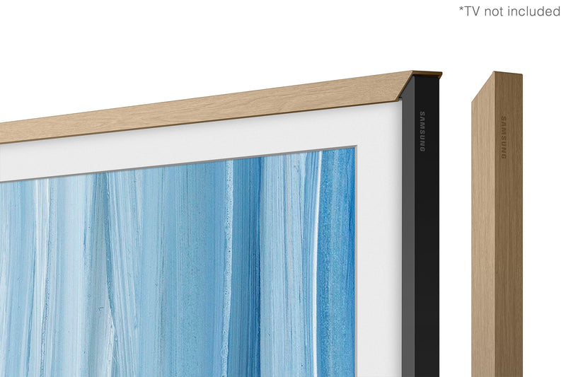 Cadre décoratif personnalisable pour téléviseur The Frame Pro de 55 po de Samsung - bois beige 