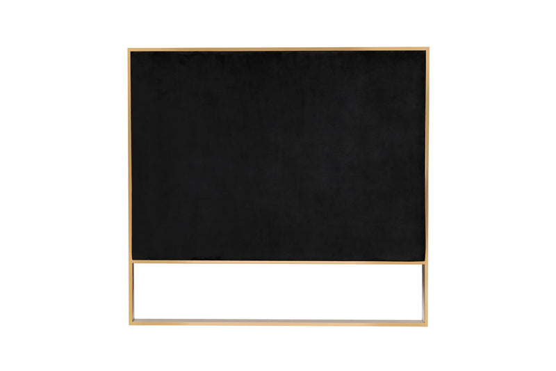 Sofa Trillium de Manhattan Comfort de 83,07 po - noir et doré