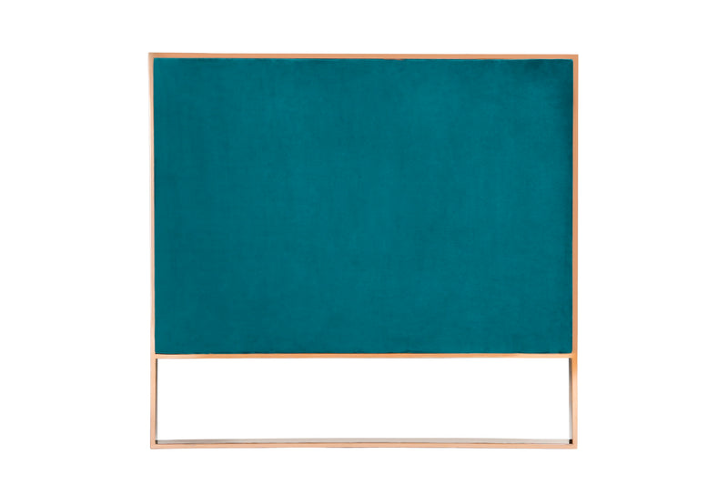 Sofa Trillium de Manhattan Comfort de 83,07 po à 3 sièges - bleu turquoise et doré