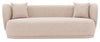 Sofa contemporain Siri de Manhattan Comfort de 92,52 po en lin tissé avec coussins - blé