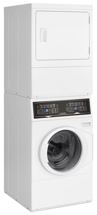Tour de lavage Huebsch avec laveuse, sécheuse électrique et Pet PlusMC - blanche - SF7108WE