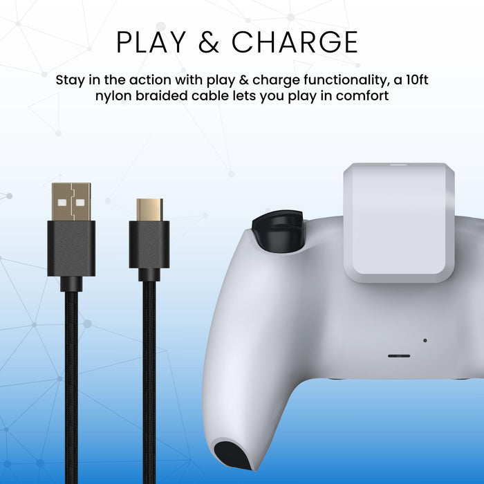 Bloc-pile et câble de recharge de Surge pour manettes PS5