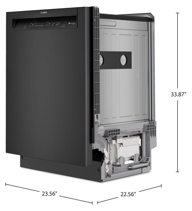 Lave-vaisselle encastré Bosch de série 100 de 24 po - noir - SHE2ADF6N