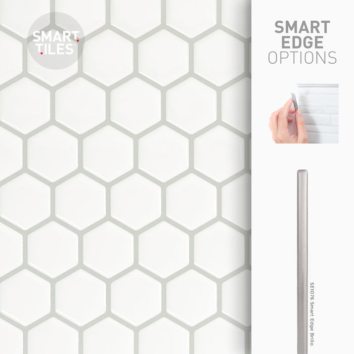 Dosseret Smart Tiles peler et coller 11 x 10, 4 feuilles - Hexago