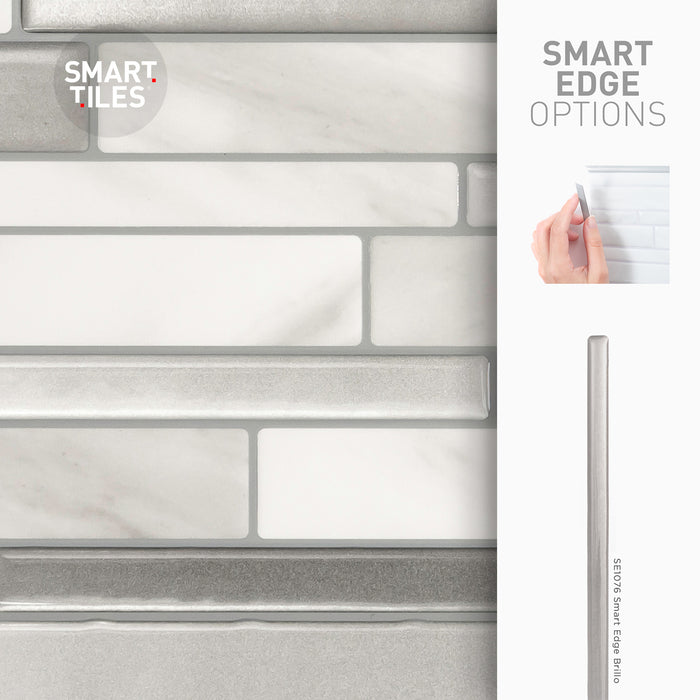 Dosseret Smart Tiles peler et coller 12 x 10, 4 feuilles - Milano Carrera